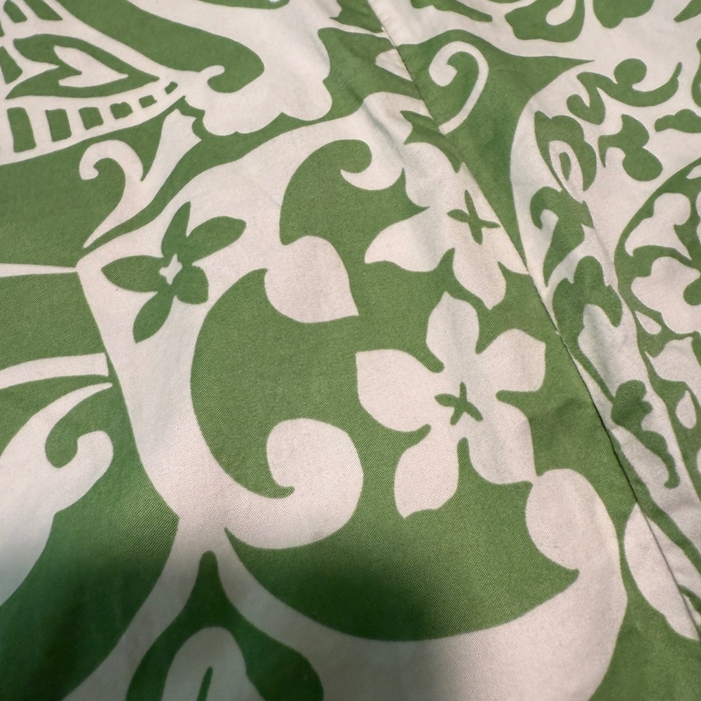 VTG '05 Y2K Old Navy Tropical Floral Skirt Size 14‎ Green White Whimsical Fairy - Picture 9 of 12